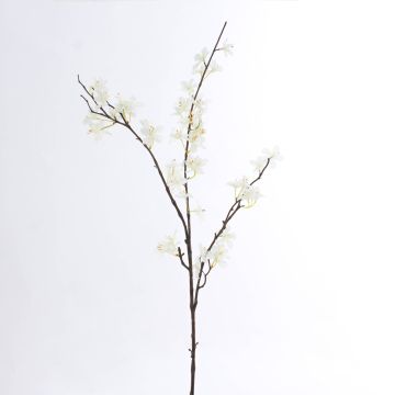 Deko Apfelblütenzweig LOUISA, blühend, creme-weiß, 80cm, Ø3-4cm