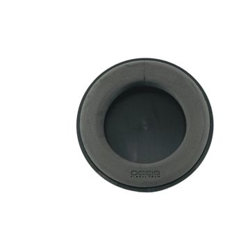 OASIS® Black Ideal Nasssteckschwamm Pflanzring, Papercompound Schale, schwarz, 4,5cm, Ø30cm