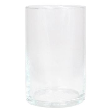 Glas Vase Zylinder SANYA OCEAN, klar, 20cm, Ø11,5cm