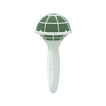 OASIS® Nasssteckschwamm Brautstrauß Halter mit Kunststoffgriff, Gitter, grün, Ø8cm OASIS® Nasssteckschwamm Brautstrauß Halter mit Kunststoffgriff, Gitter, grün, Ø8cm