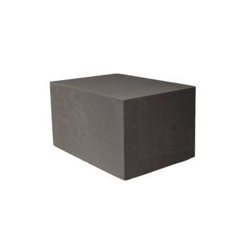 OASIS® Black Ideal Nasssteckschwamm Block, schwarz, 32x23x18cm