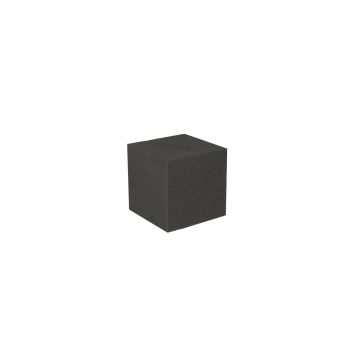 OASIS® Black Ideal Nass Steckmasse Würfel, schwarz, 10x10x10cm