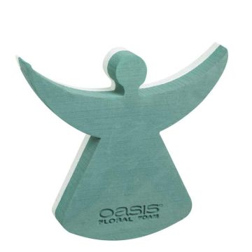 OASIS® Nasssteckschwamm Engel, Polystyrol Hartschaumboden, grün, 33,5x30x6cm