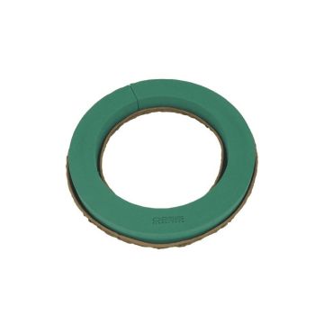 OASIS® Nasssteckschwamm Kranz, Biolit Altpapier Schale, grün, 6cm, Ø44cm