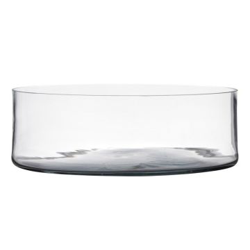 Glas Schale ALEXIA, transparent, 11cm, Ø34cm