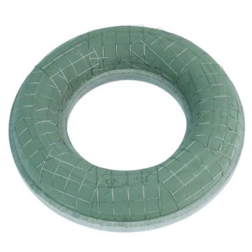 OASIS® Nasssteckschwamm Ring, EcoBase Hartschaumboden, grün, 8cm, Ø42cm