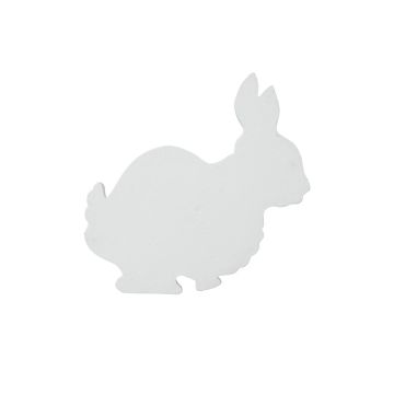 Osterdeko Silhouette Hase HOPPER, weiß, 56cm