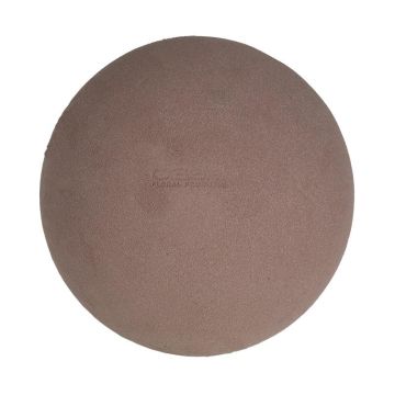OASIS® Nasssteckschwamm Kugel, NatureSource 20% biobasierte Rohstoffe, braun, Ø20cm