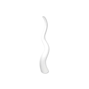 Design Vase WALENTINA in wellen Form, weiß, 101cm, Ø18cm Design Vase WALENTINA in wellen Form, weiß, 101cm, Ø18cm