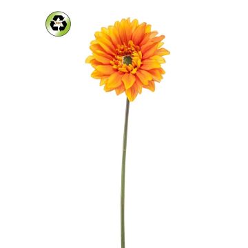 Kunstblume Gerbera FRALWE, Eco Collection, orange, 65cm, Ø13cm