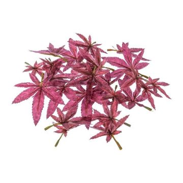 Kunstblatt Japanischer Ahorn FANTIN, 24 Stück, pink, Ø7-9cm Kunstblatt Japanischer Ahorn FANTIN, 24 Stück, pink, Ø7-9cm