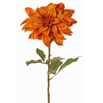 Kunst Dahlie PHILLIPPA, Eco Collection, orange-gelb, 65cm, Ø15cm