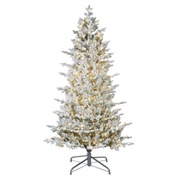 Künstlicher schmaler Tannenbaum LUZERN SPEED DELUXE, beschneit, LEDs, 230cm, Ø135cm Künstlicher schmaler Tannenbaum LUZERN SPEED DELUXE, beschneit, LEDs, 230cm, Ø135cm