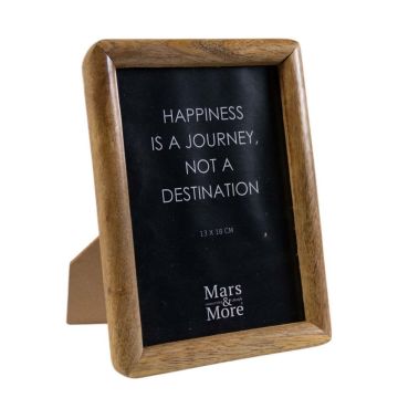 Bilderrahmen aus Mangoholz LEIF, braun, 20x15x2cm