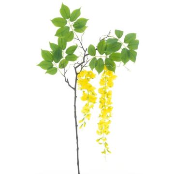 Textilblumen Zweig Blauregen LIANMU, gelb, 140cm Textilblumen Zweig Blauregen LIANMU, gelb, 140cm