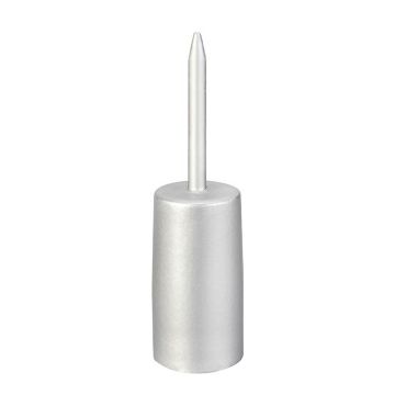 Metall Kerzenstecker LISANDRE für Stabkerzen ca. Ø3,5cm, silber, 13cm, Ø3,7cm Metall Kerzenstecker LISANDRE für Stabkerzen ca. Ø3,5cm, silber, 13cm, Ø3,7cm