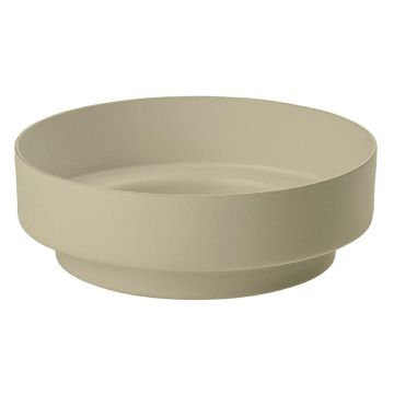 Kerzenhalter Stumpenkerze FLORIDUS aus Metall, für Kerzen bis Ø8cm elfenbein, 3,5cm, Ø10cm