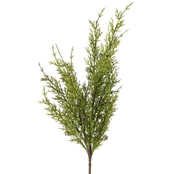 Künstlicher Wacholder Zweig ALEKO mit Beeren, grün, 50cm