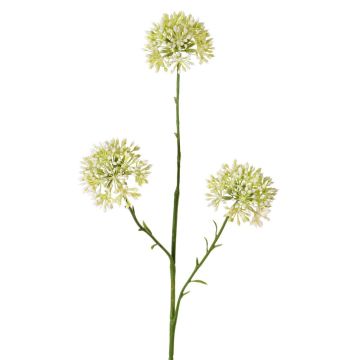 Kunst Allium ALIKIO, weiß, 65cm, Ø7cm