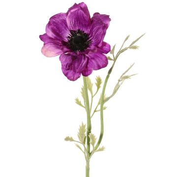 Kunstblume Anemone OKAPI, violett, 55cm, Ø10cm