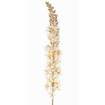 Samtiger Steppenkerze UCHANA, creme-gold, 110cm, Ø7cm Samtiger Steppenkerze UCHANA, creme-gold, 110cm, Ø7cm