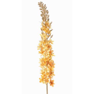 Samtiger Steppenkerze UCHANA, gelb-gold, 110cm, Ø7cm Samtiger Steppenkerze UCHANA, gelb-gold, 110cm, Ø7cm