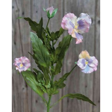 Kunst Stiefmütterchen SILANA, rosa-violett, 30cm, Ø3-6cm