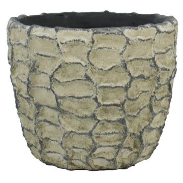 Keramik Übertopf SILVAM mit Struktur, dunkelgrau, 10,5cm, Ø12,5cm Keramik Übertopf SILVAM mit Struktur, dunkelgrau, 10,5cm, Ø12,5cm