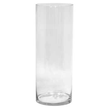 Glas Bodenvase Zylinder SANSA OCEAN, klar, 60cm, Ø20cm