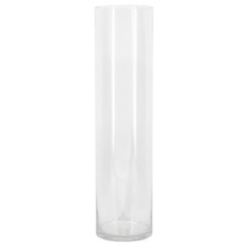 Glas Bodenvase Zylinder SANSA OCEAN, klar, 60cm, Ø15,1cm