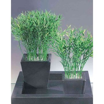 Bambuspflanze künstlich YASO im Metalltopf, 26cm Bambuspflanze künstlich YASO im Metalltopf, 26cm