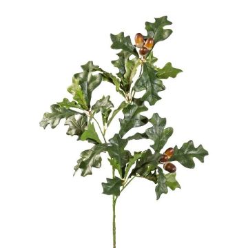 Kunstzweig Eiche FROLKE mit Früchten, grün-braun, 70cm