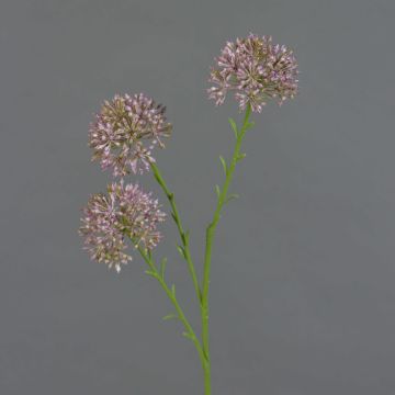 Kunst Allium ALIKIO, lila, 65cm, Ø7cm