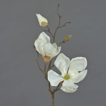 Kunstblume Magnolie MALBINE, weiß, 50cm, Ø7-10cm