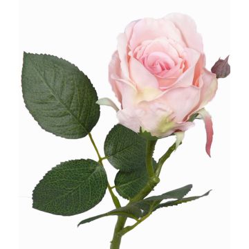 Kunstblume Rose VRONI, rosa, 30cm, Ø6,5cm