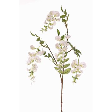Künstlicher Blauregen Zweig SOULA mit Blüten, weiß, 80cm, Ø7-8cm Künstlicher Blauregen Zweig SOULA mit Blüten, weiß, 80cm, Ø7-8cm
