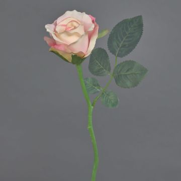 Kunst Rose ELLI, rosa, 30cm, Ø6,5cm