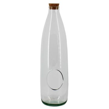 Terrarium Flasche Glas GLYPMO mit Korken, recycelt, klar, 53cm, Ø15cm Terrarium Flasche Glas GLYPMO mit Korken, recycelt, klar, 53cm, Ø15cm