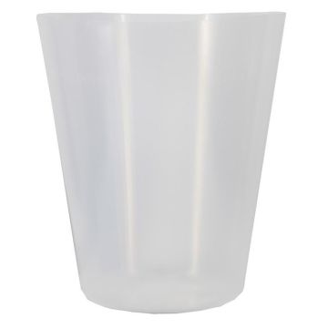 Kunststoff Einsatzgefäß KIPA für Pflanzkörbe, wasserdicht, klar, 18cm, Ø19cm
