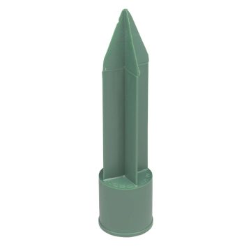 OASIS® Kerzenhalter für Steckmasse, 25 Stück, grün, 11,5cm, Ø2,5cm
