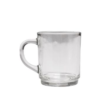 Teeglas KINSY mit Henkel, 3 Stück, klar, 10cm, Ø7cm, 250ml