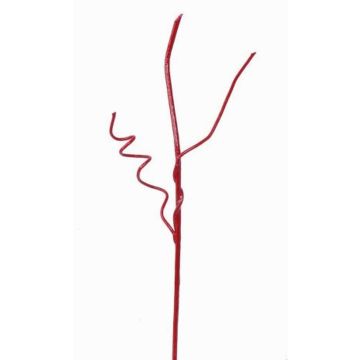 Kunst Korkenzieherweide Zweig, AZMIDI, lackrot, 95cm Kunst Korkenzieherweide Zweig, AZMIDI, lackrot, 95cm