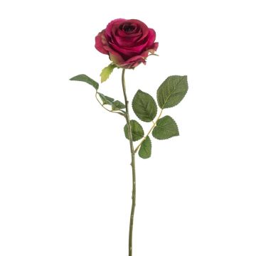 Kunstrose BRUNETTE, fuchsia, 70cm, Ø11cm