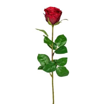 Künstliche Blume Rose NORLAN, rot, 70cm, Ø8cm