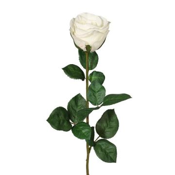 Künstliche Blume Rose NORLAN, weiß, 70cm, Ø8cm