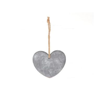 Dekoherz Hänger LILU aus Stein, grau, 13x11,5x1cm Dekoherz Hänger LILU aus Stein, grau, 13x11,5x1cm