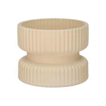 Wendbarer Glas Kerzenhalter ARTORIUS für Maxi-Teelichter, Stumpenkerzen, sand-matt, 7cm, Ø9cm Wendbarer Glas Kerzenhalter ARTORIUS für Maxi-Teelichter, Stumpenkerzen, sand-matt, 7cm, Ø9cm