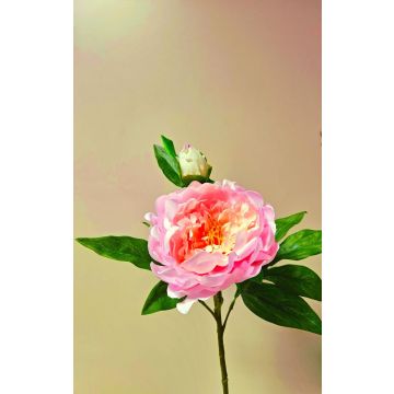 Künstliche Pfingstrose FYRFAR, offen, rosa, 60cm