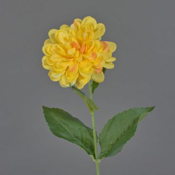 Deko Blume Dahlie FLEMOR, gelb-rosa, 55cm, Ø11cm Deko Blume Dahlie FLEMOR, gelb-rosa, 55cm, Ø11cm