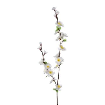 Dekozweig Japanische Zierkirsche SLORIX mit Blüten, weiß, 85cm
